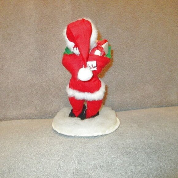 1991 Vtg Annalee Mobilitee Santa Claus Doll On Stand Poseable Christmas Holiday - Picture 4 of 9